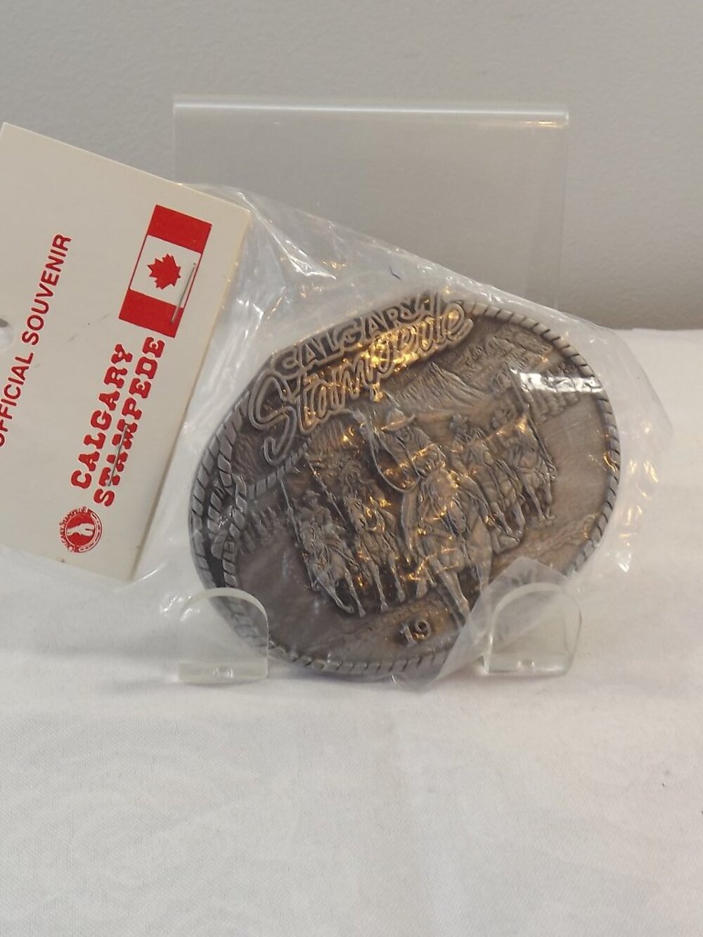 Calgary Stampede Official Souvenir Belt Buckle 1997